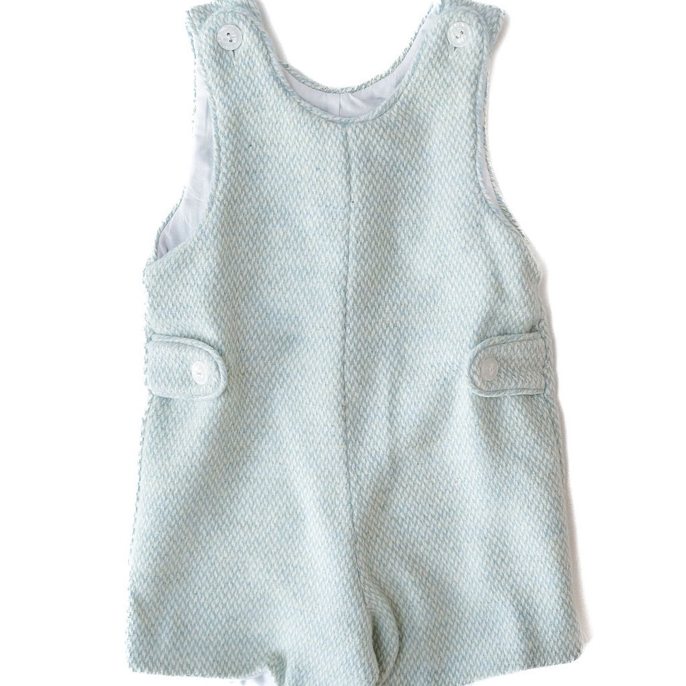 Ruth And Ralph Classic Green Blue Jonjon Baby Toddler Romper Outfit 24 Months